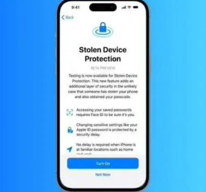 南昌苹果授权维修店分享被盗设备保护功能开启方法 