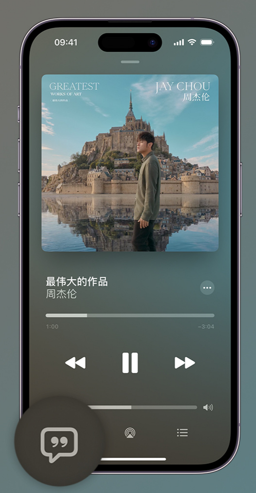 南昌iphone维修分享如何在iPhone上使用Apple Music全新唱歌功能 