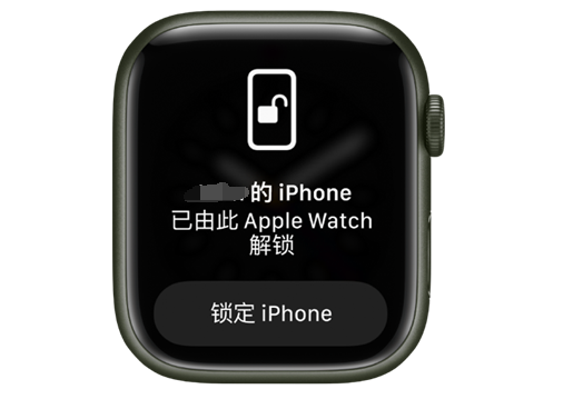 南昌苹果手机维修分享用 AppleWatch 解锁配备面容 ID 的 iPhone方法 